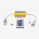Kit Manguera 10m 60 LED/mt 5050 120V RGB Multicolor IP66 (Incluye controlador)