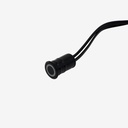 Swith Sensor Táctil Dimmeable (Boton) | Empotrable (12-24v 4A) - Negro | Luz Indicadora Azul (Tenue)