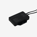 Swith Sensor Táctil Atenuable (Atraviesa Materiales) | Sobrepuesto (12-24v 4A) - Negro | Luz Indicadora Azul (OFF) Blanco (ON) 