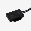 Swith Sensor Paso Mano (IR) | Sobrepuesto (12-24v 4A) - Negro | Luz Indicadora Azul (OFF) Blanco (ON) | Rango 5mt 180°