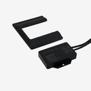 Swith Sensor Paso Mano (IR) | Sobrepuesto (12-24v 4A) - Negro | Luz Indicadora Azul (OFF) Blanco (ON) | Rango 5mt 180°