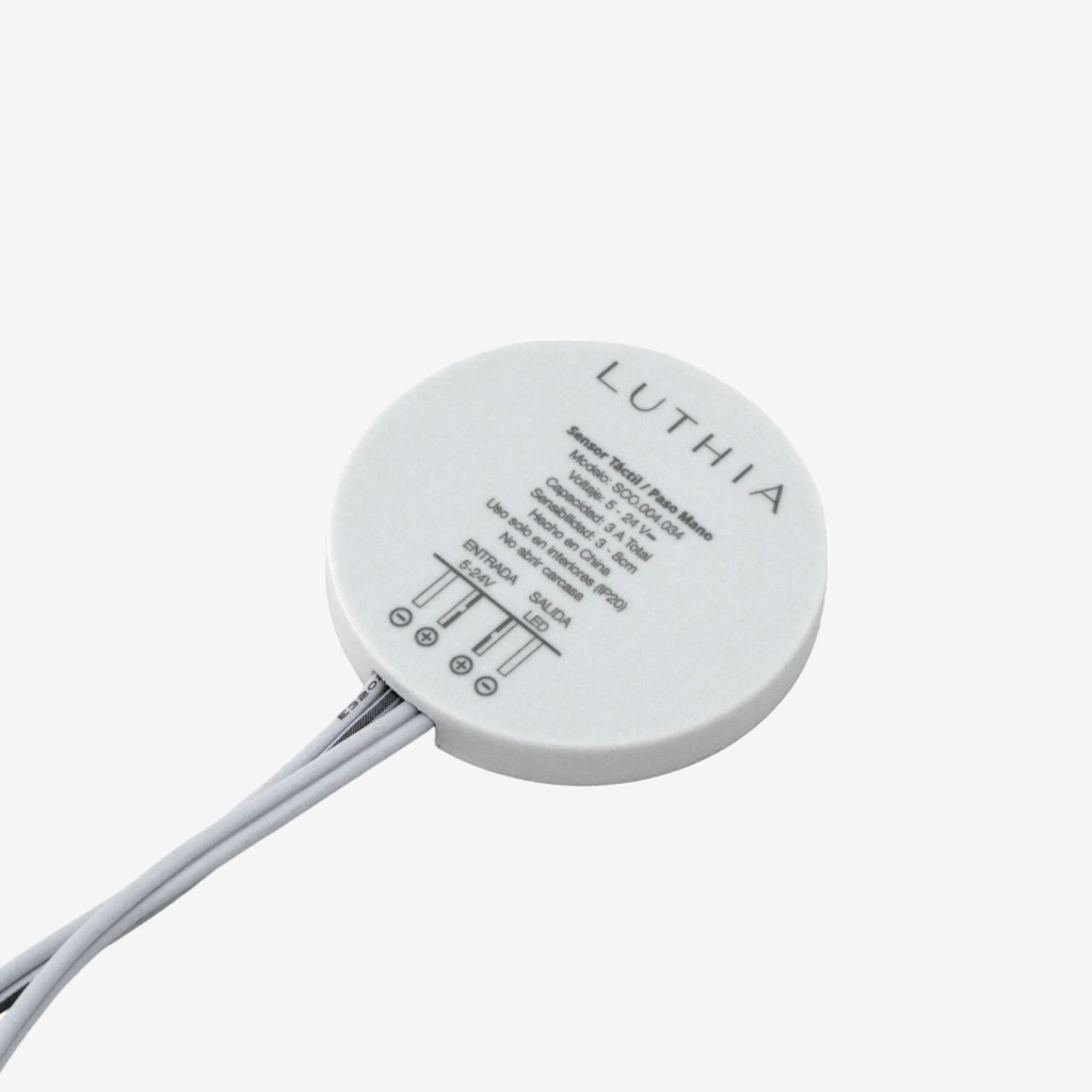 Switch Sensor Táctil Atenuable (Atraviesa Materiales) | Sobrepuesto (12 ...