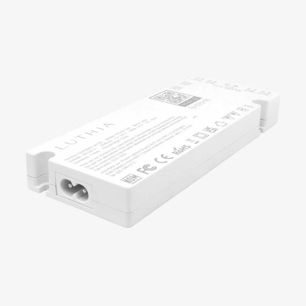 Fuente poder 12v 60w 5A IP20  - Slim | 6xSalida VLT | Compatible con Sensores Alambricos & Inalambricos "Volta" y "Levitt"