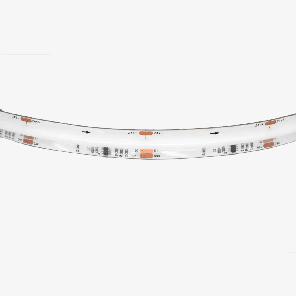 Tira 5m Pixel COB 720 LED/mt 20px/mt WS2811 24V RGB 5MT IP65.Exteriores 16w/mt PCB:12mm