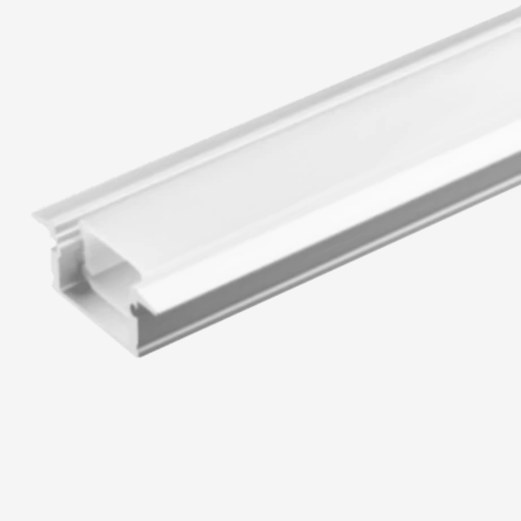 KIT Perfil Aluminio 2mt | Empotrable Impermeable