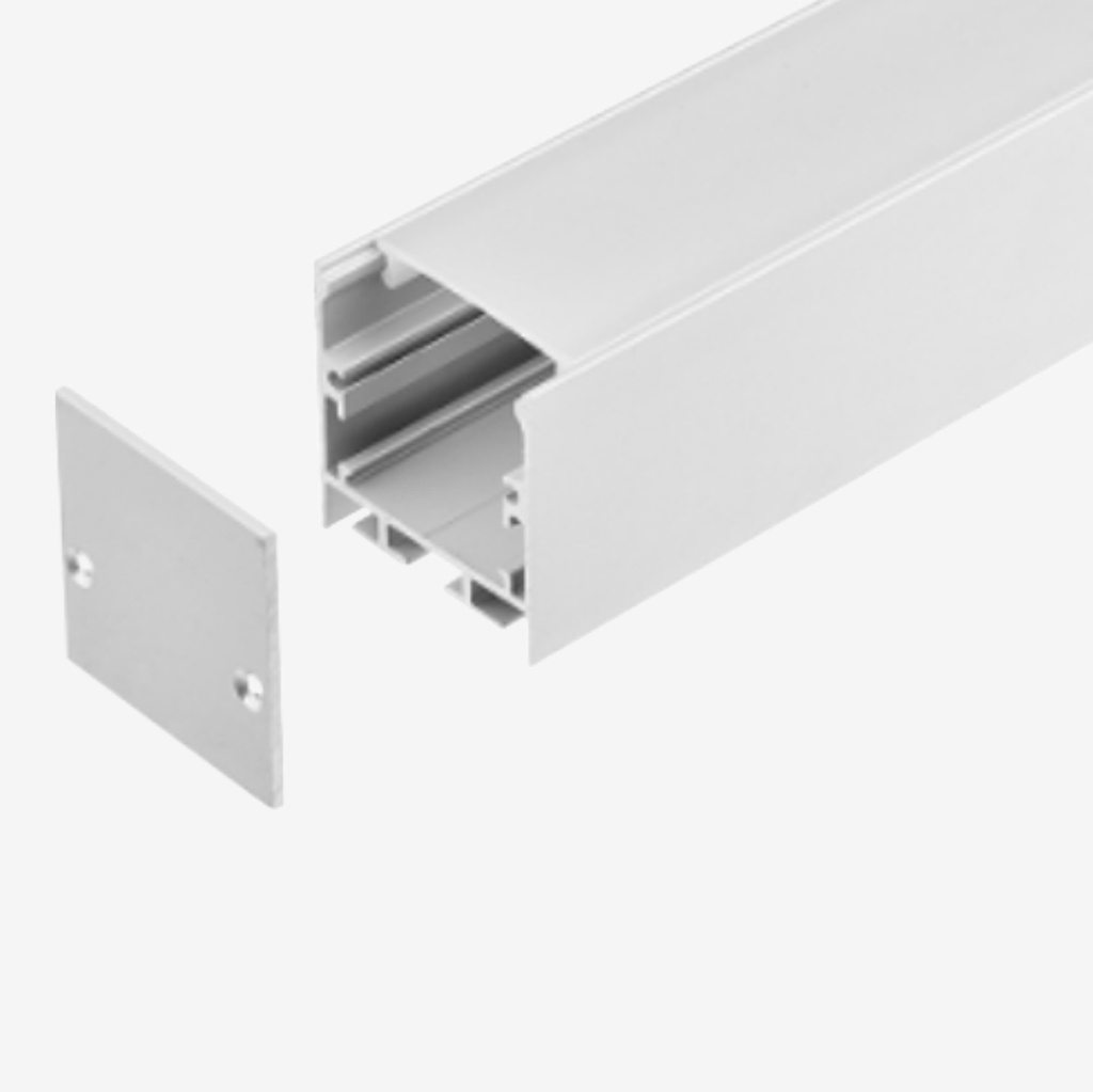 KIT Perfil Aluminio 2mt | Sobrepuesto / Suspendido Grande