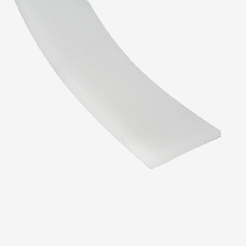 1.0m Difusor de Silicona para Perfil Flexible  [Permite Venta Granel: Multiplos 2m]