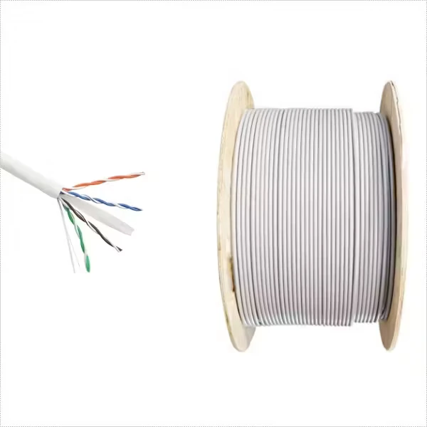 [CAB.002.802-R] Rollo 152m | Cable UTP / DMX Interior 100% Cobre Blanco UL 8xAWG23 CAT6 (Recubierto)