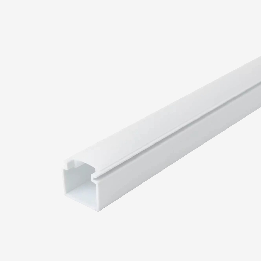 KIT Perfil PVC 2mt | Sobrepuesto con Adhesivo | Compatible con Manguera LED Monocromática