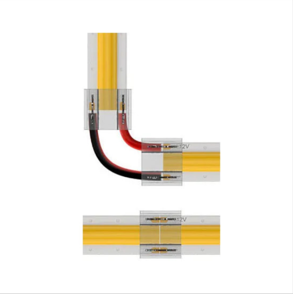 [ACC.003.232] KELVIN ¦ Conector Tira COB > Tira COB / Cableado – Unicolor 2H IP20 PCB:8mm