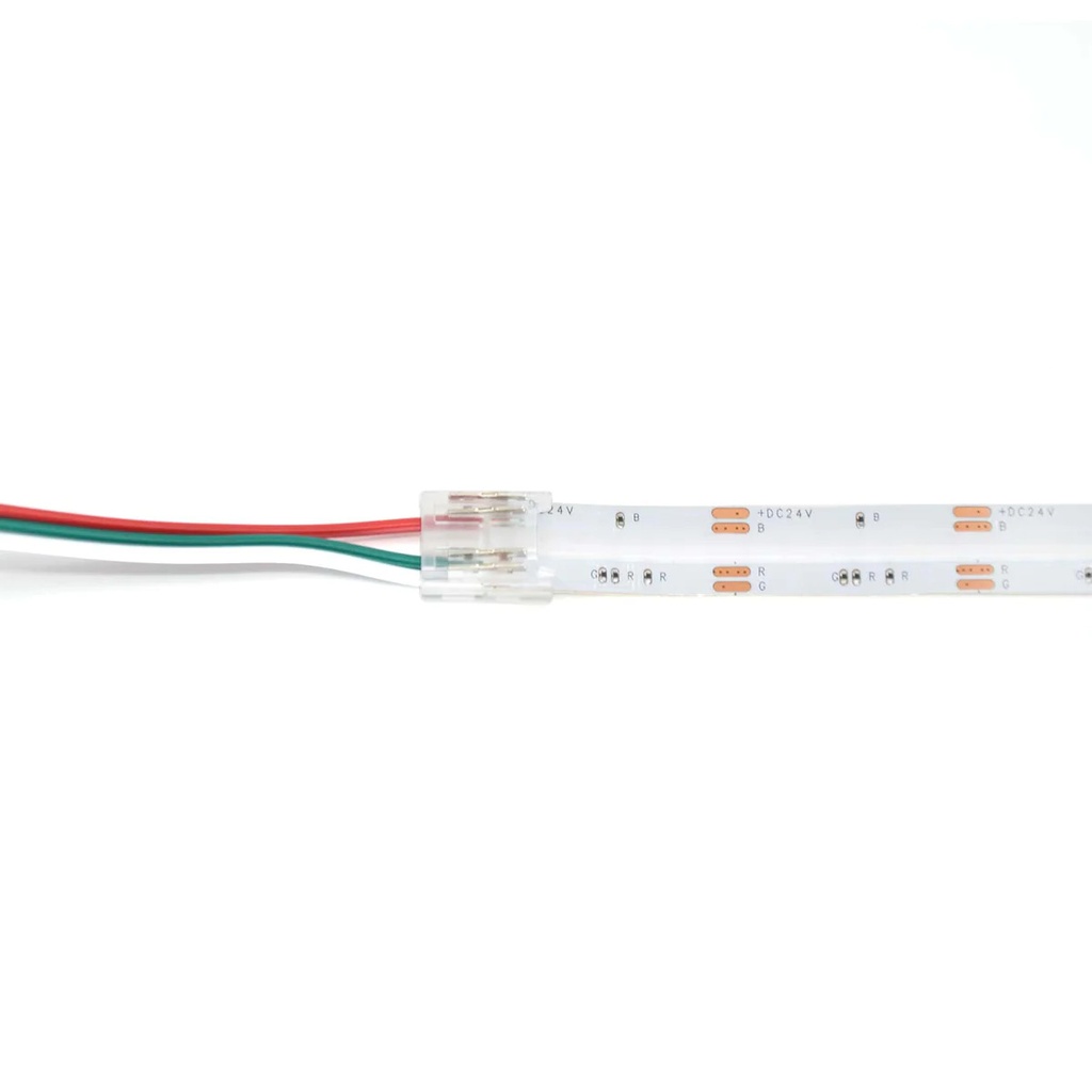 KELVIN ¦ Conector Tira COB > Cable – RGB 4H IP20 PCB:10mm