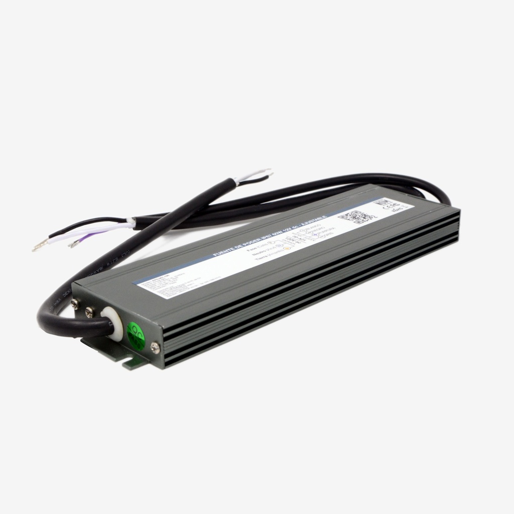 Fuente de Poder Slim Atenuable 24v 2.5A 60W 0-10V Triac IP67 - Exteriores