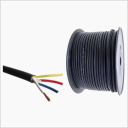 [CAB.002.362-R] Rollo 100m | Cable 3 x AWG18 IP68 100% Cobre (Recubierto Negro Sumergible)