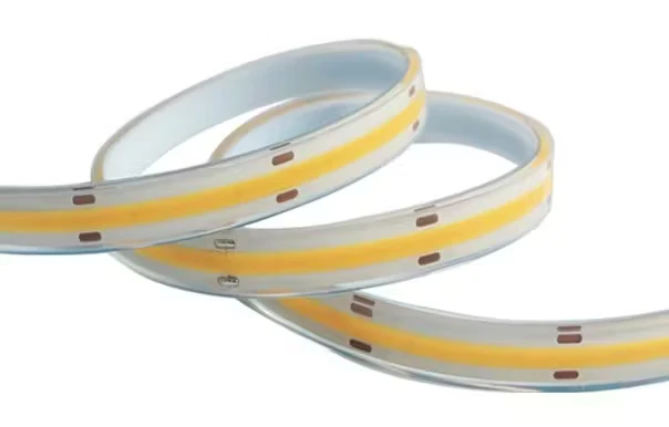 Tira LED 5m COB 24V  Blanco Calido 3000K IP68.Sumergible 12w/mt – Sumergible 