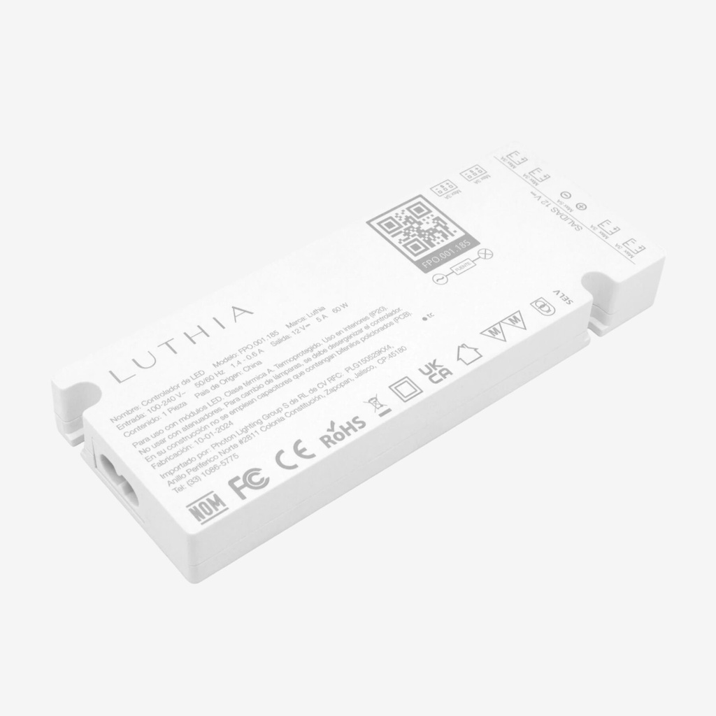 Fuente poder 24v 100w 4.1A IP20  - Slim | 4x Salida VLT | Compatible con Sensores Alambricos & Inalambricos "Volta" y "Levitt V3"