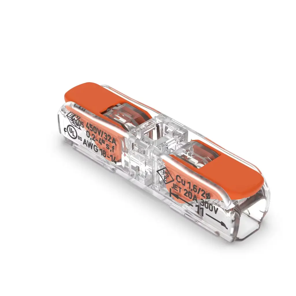 [ACC.100.102] Conector eléctrico a Presión SnapConnect (Polos Fusionados) - 1xAWG12-24 25A 300V