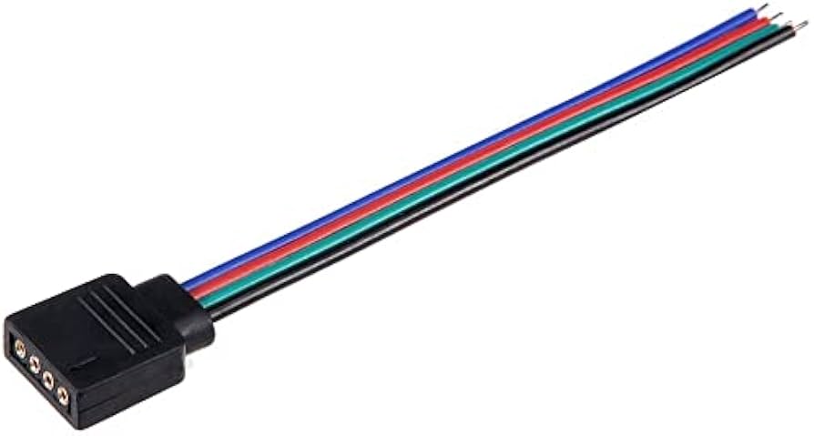 [ACC.001.411] AMPERE ¦ Cable 4Pin (Hembra) > Cableado – RGB 4CH 15CM 10mm