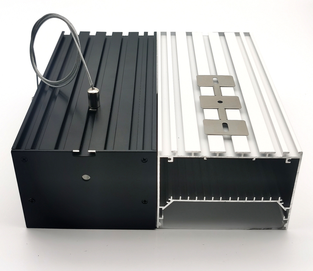 [PAL.454.020] [BAJO PEDIDO ] KIT Perfil Aluminio 2mt | Sobrepuesto / Suspendido Grande |