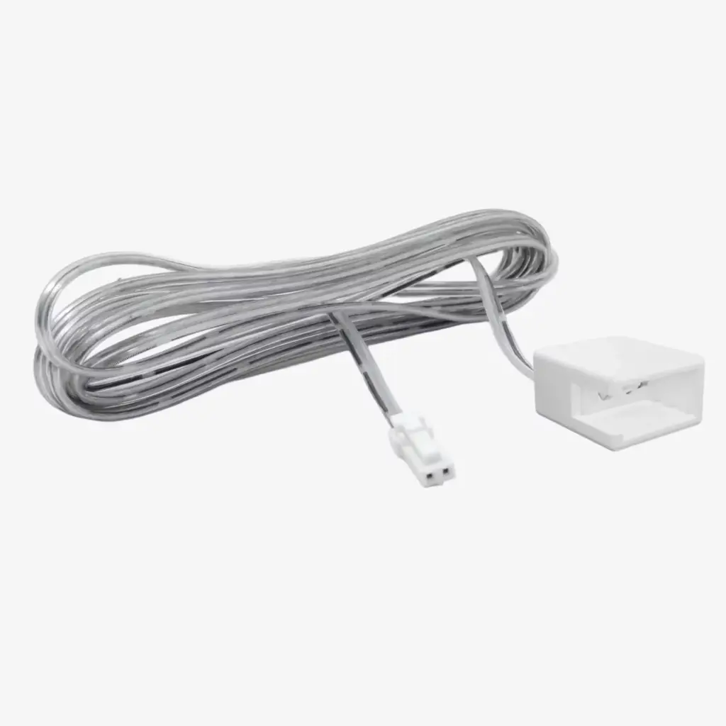 [F] VOLTA | Tapa Conectable para Neon LED | VLT (Macho) → Neon N_0612 – Unicolor 2CH 2.50mt | Fabricado en PETG Blanco