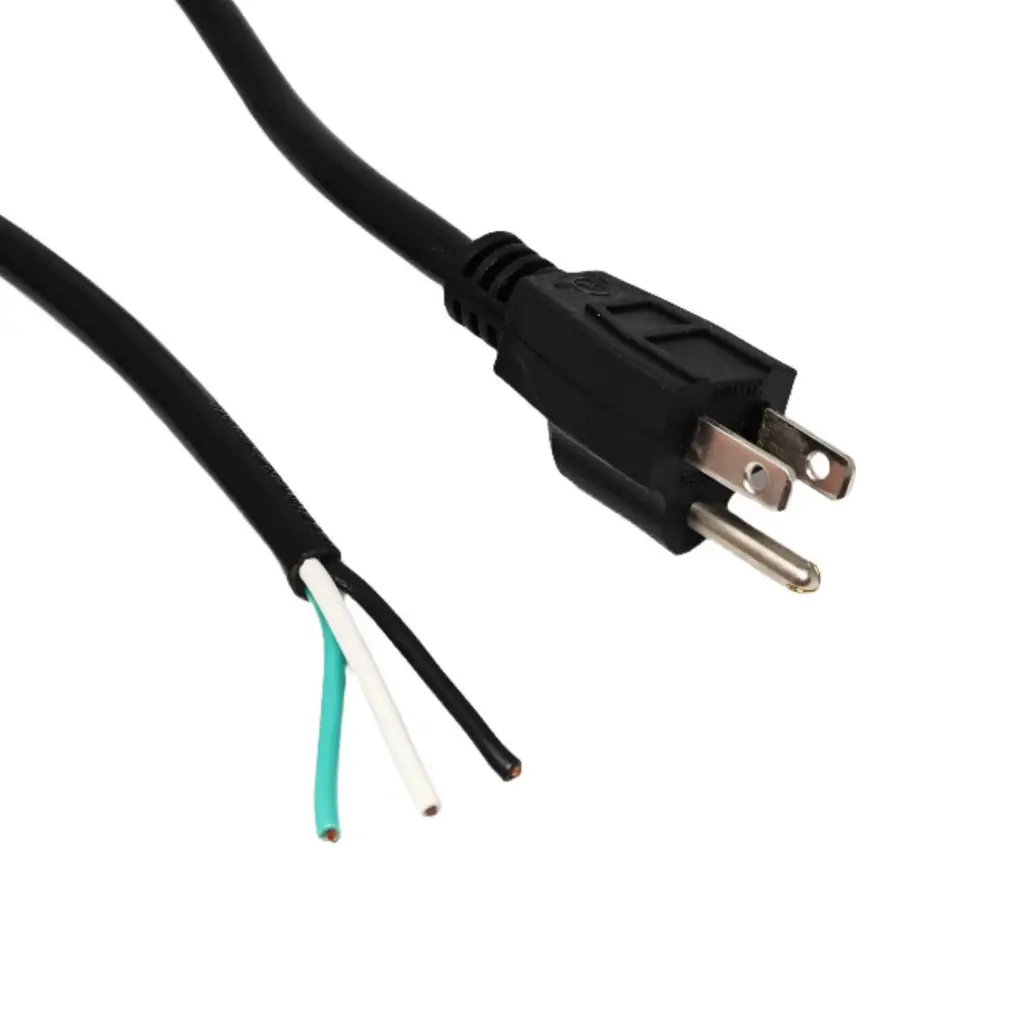 Cable de Alimentación / Clavija | 3xAWG18 10A | 200cm Negro