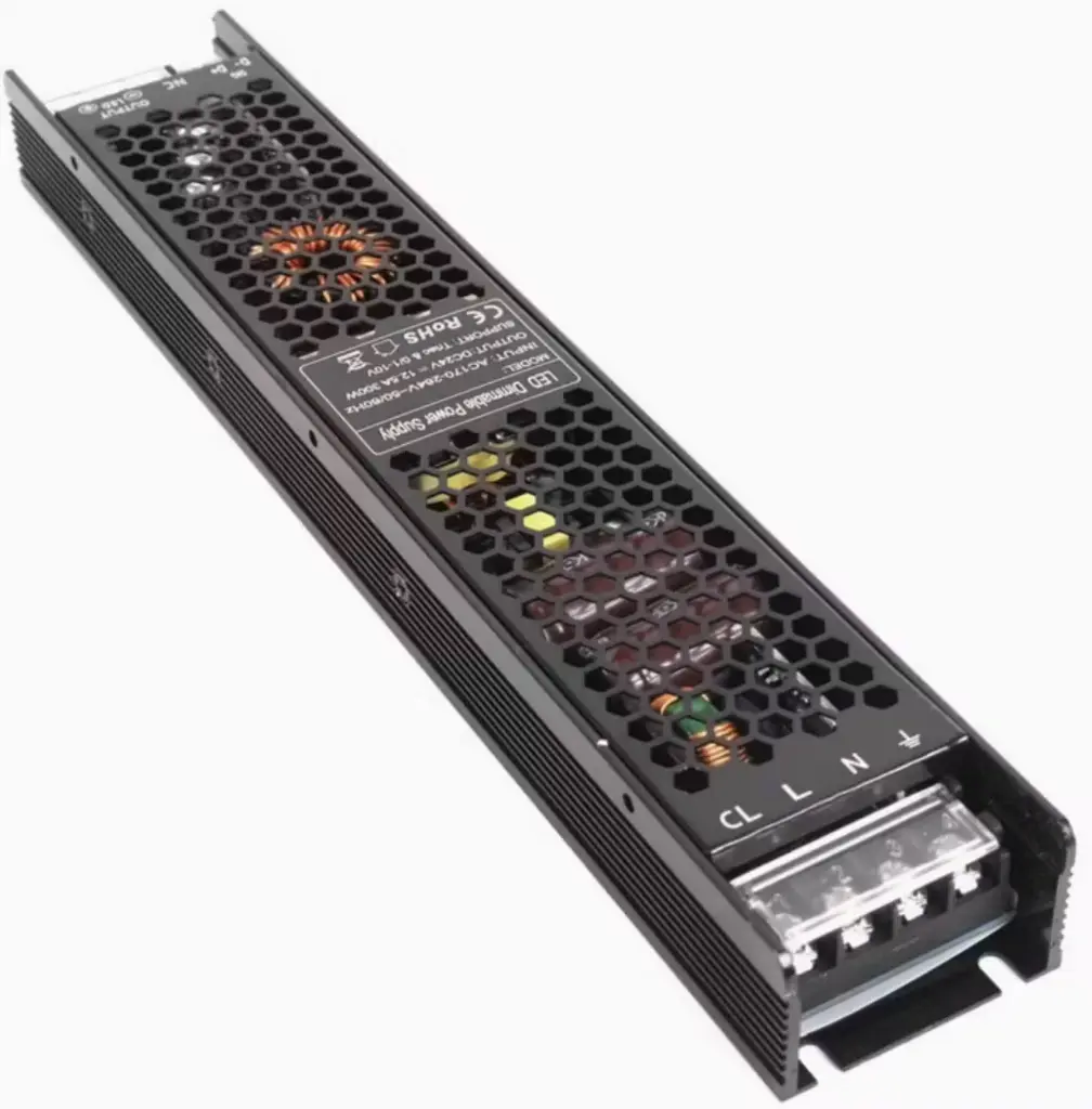 [FPO.002.250] Fuente de Poder Slim Atenuable 24 V 4.1 A 100 W 0-10V Triac IP20.Interiores