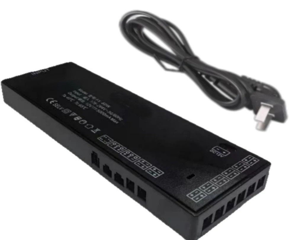ONNIR | Fuente poder 24v 36w 1.5A IP20 - Slim | 8xSalida VLT | Compatible con Luminarias y Sensores "Volta"