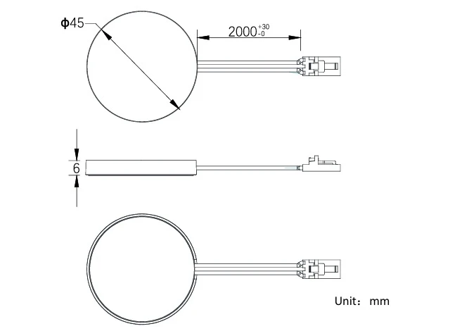 [SCO.004.300] Switch Sensor Presencia (Atraviesa Materiales) | Sobrepuesto (12-24v 4A) | Rango 5mt 180° (copia)