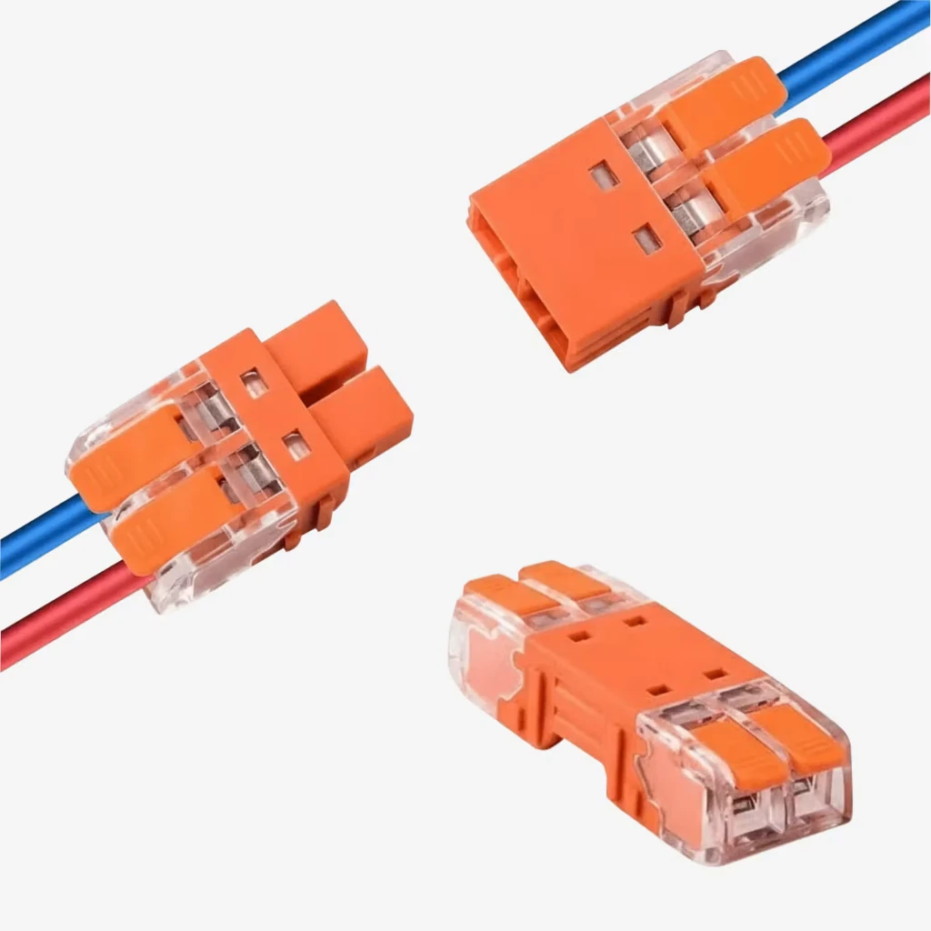 Conector eléctrico a Presión SnapConnect “Desconectable” (Polos Divididos) - 2xAWG12-24 30A 300V