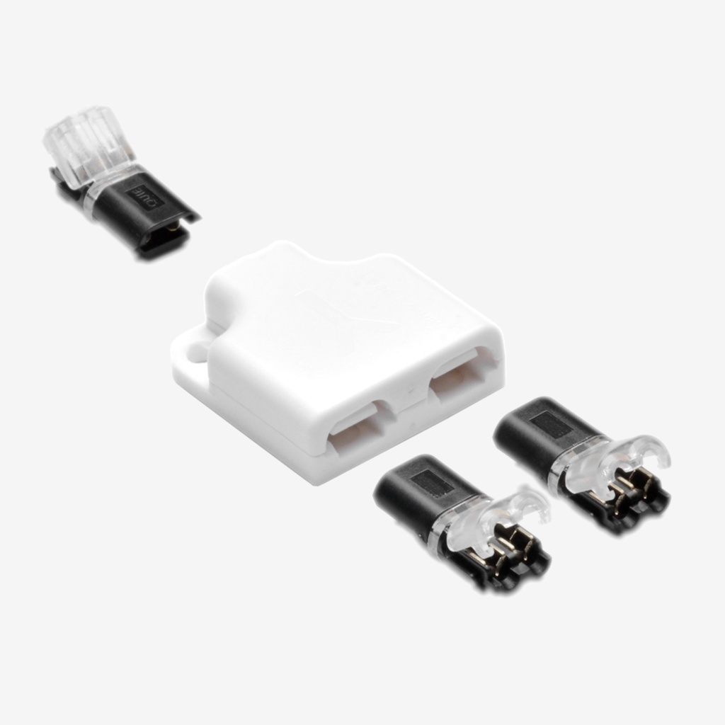 KELVIN ¦ Caja de distribución 3xGLV – Unicolor 2CH (Tipo “T”)