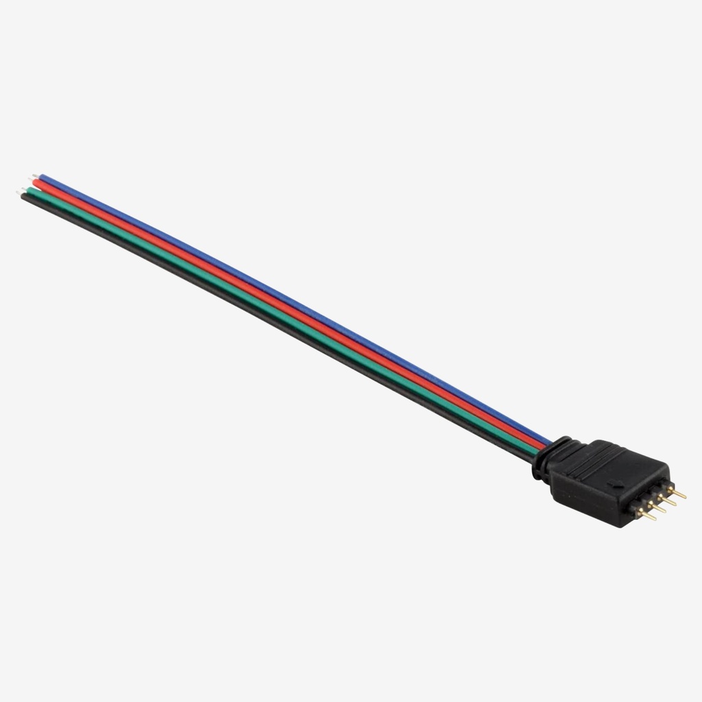 [ACC.001.412] AMPERE ¦ Cable 4Pin (Macho) > Cableado – RGB 4CH 15CM 10mm