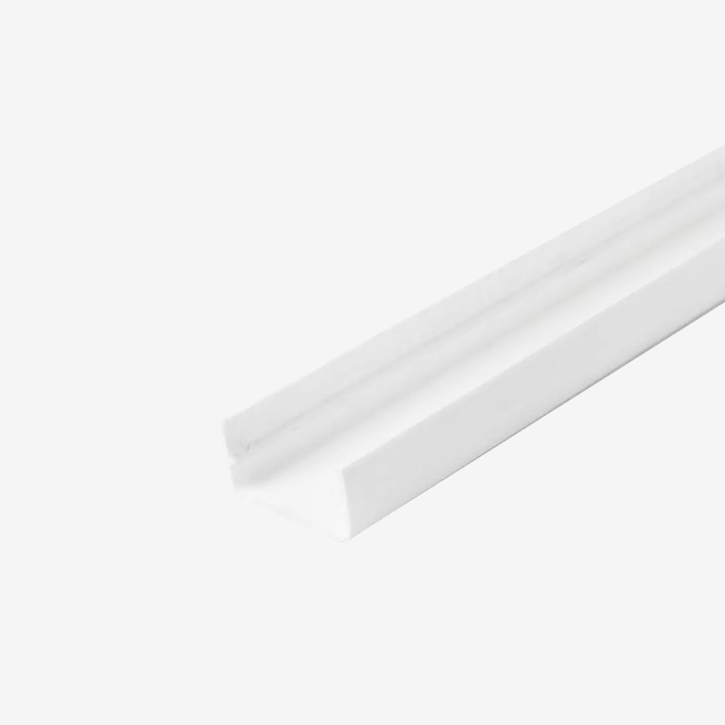 [BPL.106.020] Base Plástica 2mt | Compatible con Mangueras RGB - Sin Adhesivo |