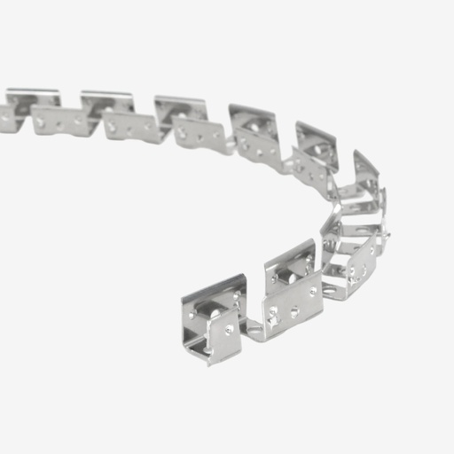 [PAL.502.S02] 1.0m Sistema de fijación flexible | Base para instalar Difusor Siliconado “DIF.502” [Permite Venta Granel: Multiplos 2m]
