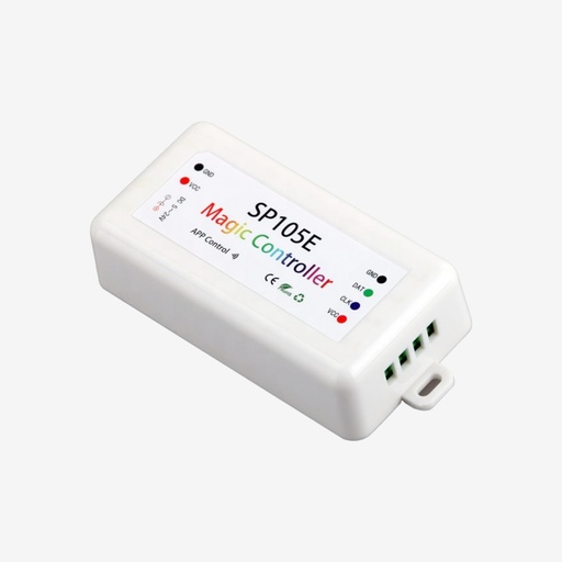 [SCO.008.106] Controlador SPI WS2811 ¦ 05-24V 2048PX – Bluetooth Sin Remoto