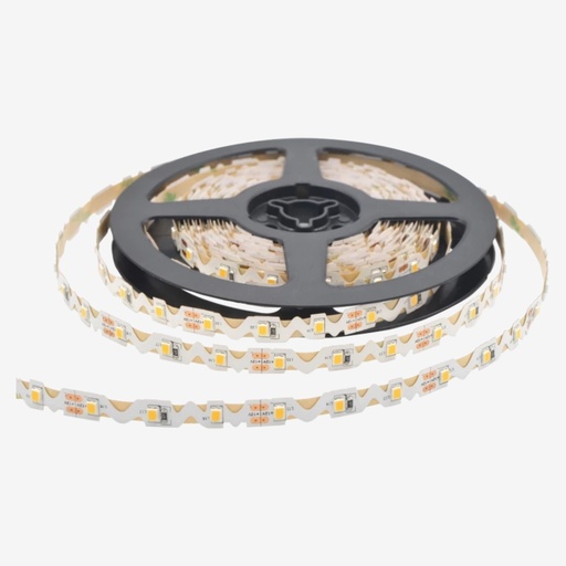 [TBB.6113.042] Tira 60 LED/mt 2835 12V Blanco Puro 6000K 5MT IP20.Interiores 6w/mt – Tipo S Doblable