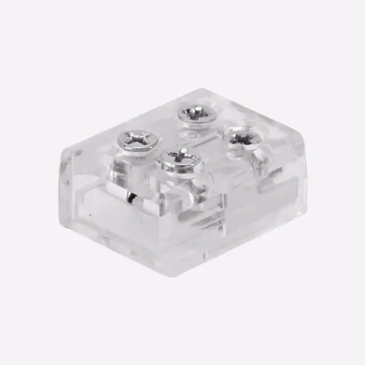 [ACC.003.260] KELVIN ¦ Conector Atornillabe Tira COB > Cableado (16-22AWG) – Unicolor 2H IP20 PCB:8mm 6A Max. (Requiere desarmador Phillips PH0 NO INCLUIDO)