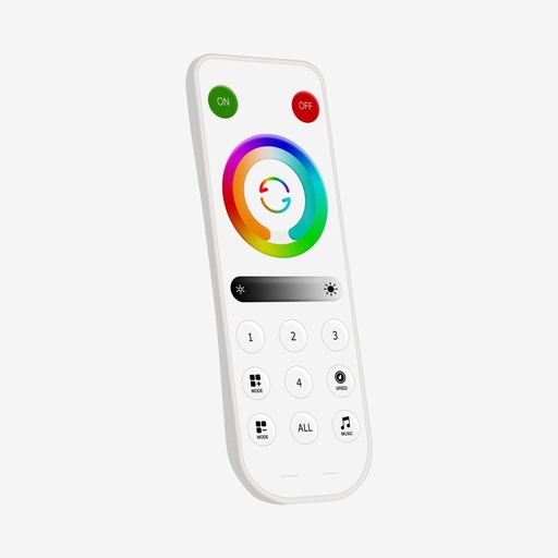 [SCO.002.114] Halley | Control Portatil RF RGBWW  4 Zonas – Alimentacion Baterias