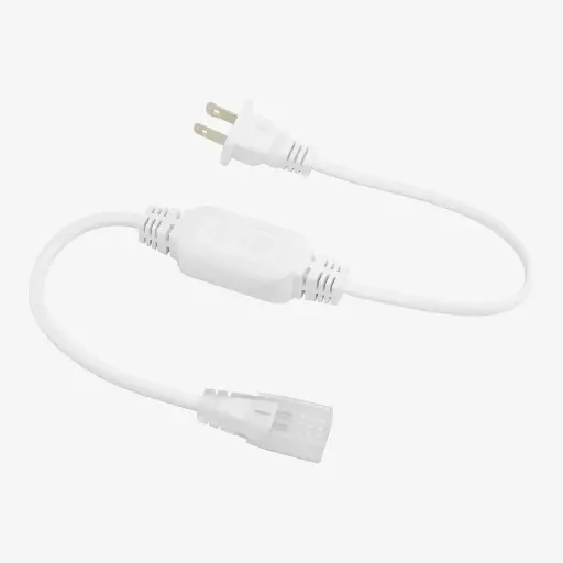 [SCO.005.110] Kit Cable Alimentación Manguera COB | Hasta 15m 120v