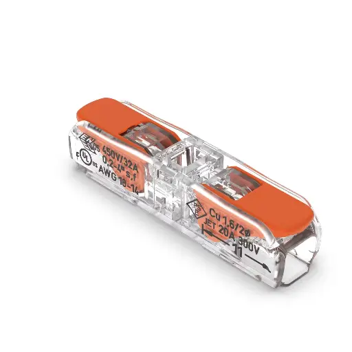 [ACC.100.102] Conector eléctrico a Presión SnapConnect (Polos Fusionados) - 1xAWG12-24 25A 300V