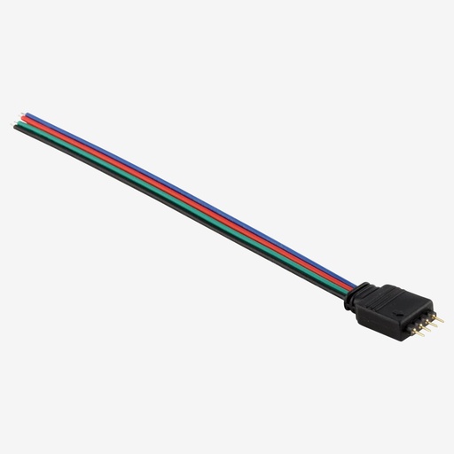 [ACC.001.411] AMPERE ¦ Cable 4Pin (Macho) > Cableado – RGB 4CH 15CM