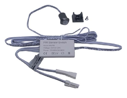 [SCO.004.322] Switch Sensor Presencia PIR | Empotrable (12-24v) 