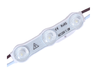 [MDB.3214.010] Cadena 20 Modulos LED Driverless 120V | 1.5W SMD3030 Unicolor 3000K 175° |  Iluminación de Fondo