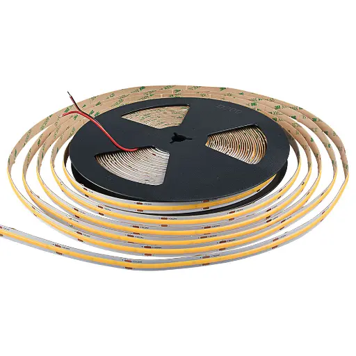 [TBB.3226.032] Tira 20m “Corriente Constante” 480 LED/mt COB 24V Blanco Calido 3000K IP65.Exteriores 8w/mt CRI+95 FCB:8mm