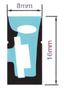 [DIF.574.010] 1m Difusor de Silicona para Perfil Flexible | 10 x 18 mm