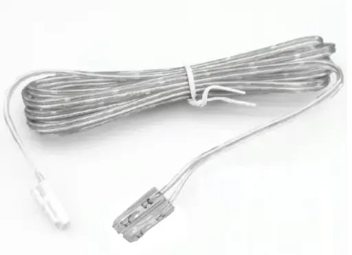 [ACC.005.238] VOLTA | Cable VLT (Macho) > [Conectores Electricos para Neon N1010 Tipo Freecut – Unicolor 2CH 2.00mt | 3.0 A máx.