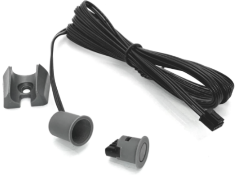 [SCO.003.120] ONNIR | Swith Sensor Apertura de puerta ON/OFF | Tipo Master 12-24 V | Empotrable y Sobrepuesto | Color Negro | Cable 200cm