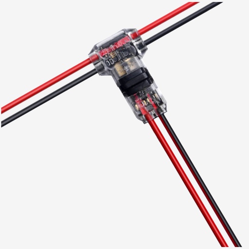 [ACC.003.210] KELVIN ¦ Conector 3xCableado – Unicolor 2CH (Tipo “T”)
