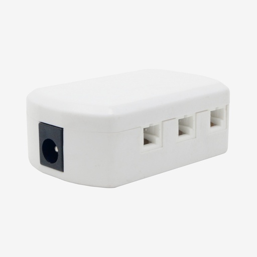 [ACC.005.212] VOLTA ¦ Caja de distribución 6xVLT (Hembra) y 1xOHM (Hembra) – Unicolor 2CH 6A (3A/Salida)