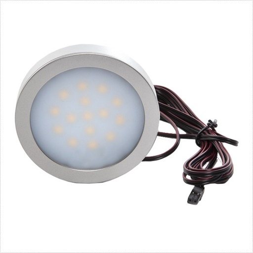 [LUM.100.010] Luminaria Downlight 12V 2.7W Blanco Calido 3000K D:70x12MM (Empotrable / Sobrepuesta)