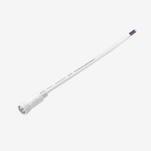 [ACC.009.254] HERTZ ¦ Cable [Plug Hembra] >> [Cableado / Tira]  ¦ Unicolor 2H AWG18 20cm IP65 | Tira Driverless