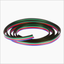 [CAB.001.402] 1.0m Cable RGB 4 x AWG22 IP20 (4 Colores RGB) | [Permite Venta Granel: Multiplos 5m]
